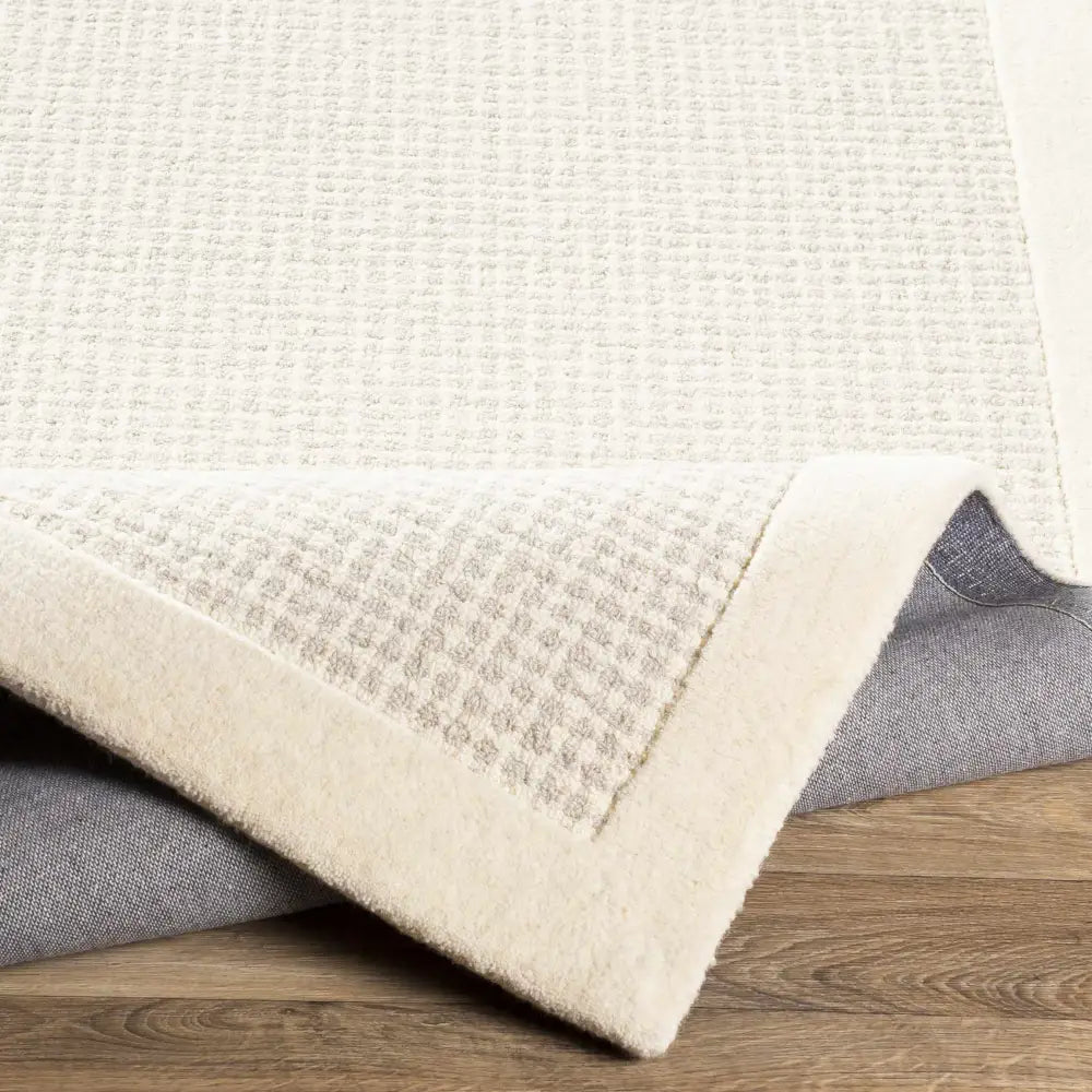 Simple Cream Wool Rug - Boutique Rugs