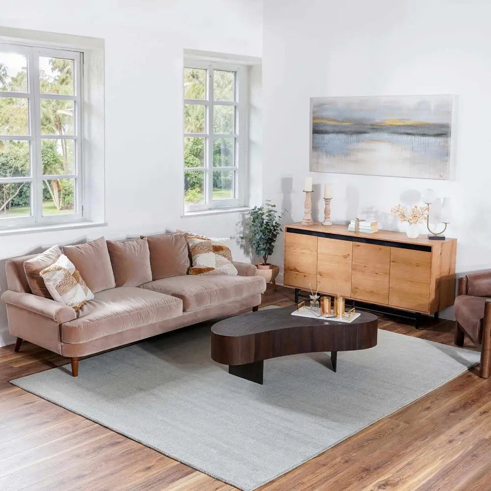 Simple Solid Gray Wool Area Rug - Boutique Rugs