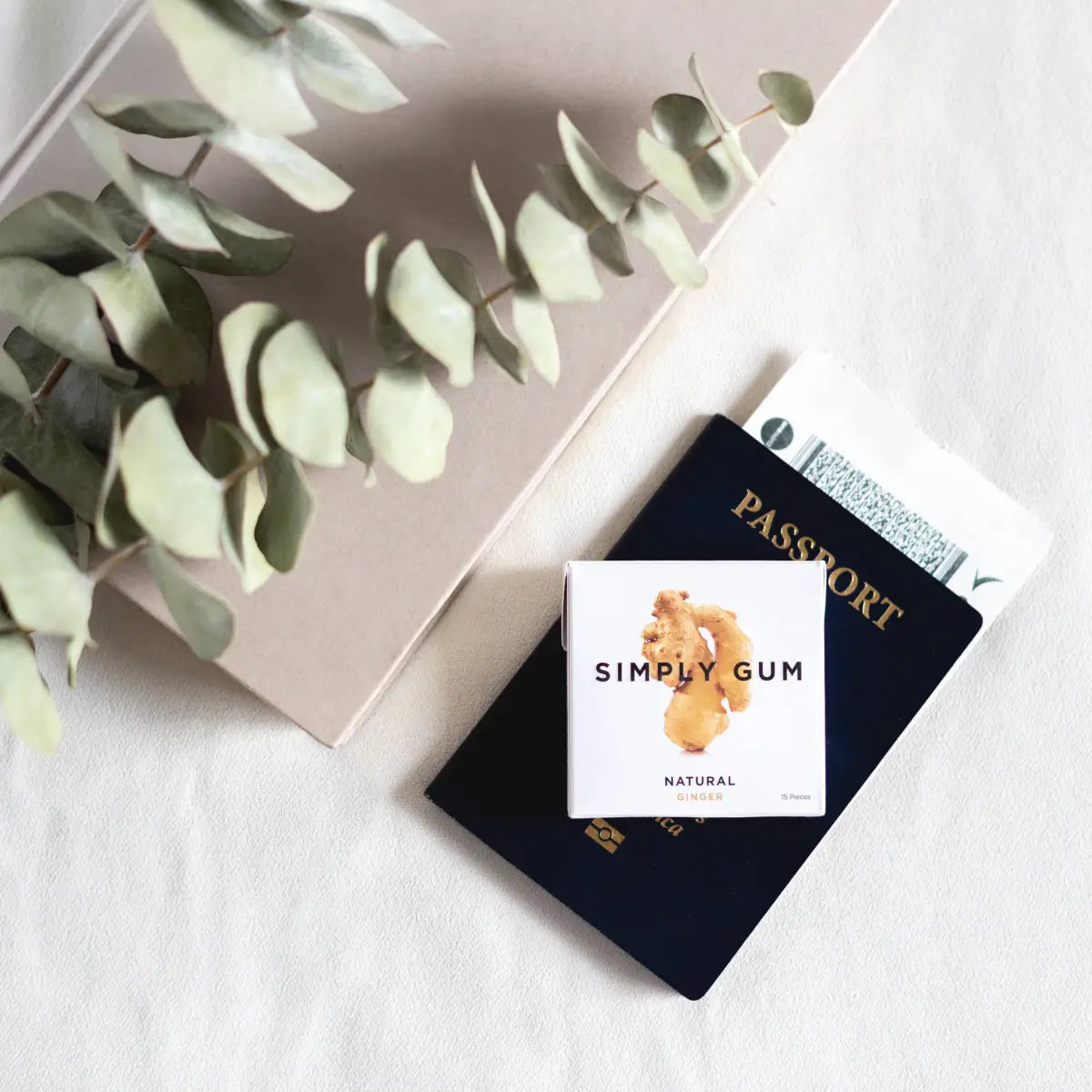 Simply Gum - Ginger - All-Natural Chewing Gum - Simply Gum