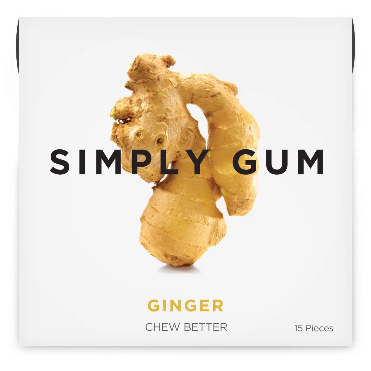 Simply Gum - Ginger - All-Natural Chewing Gum - Simply Gum