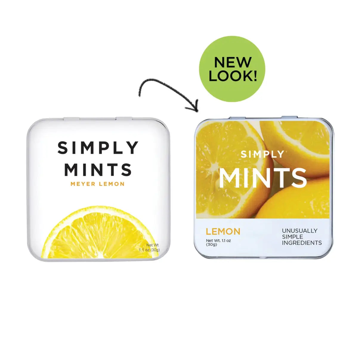 Simply Mints - Meyer Lemon - All-Natural - Simply Gum