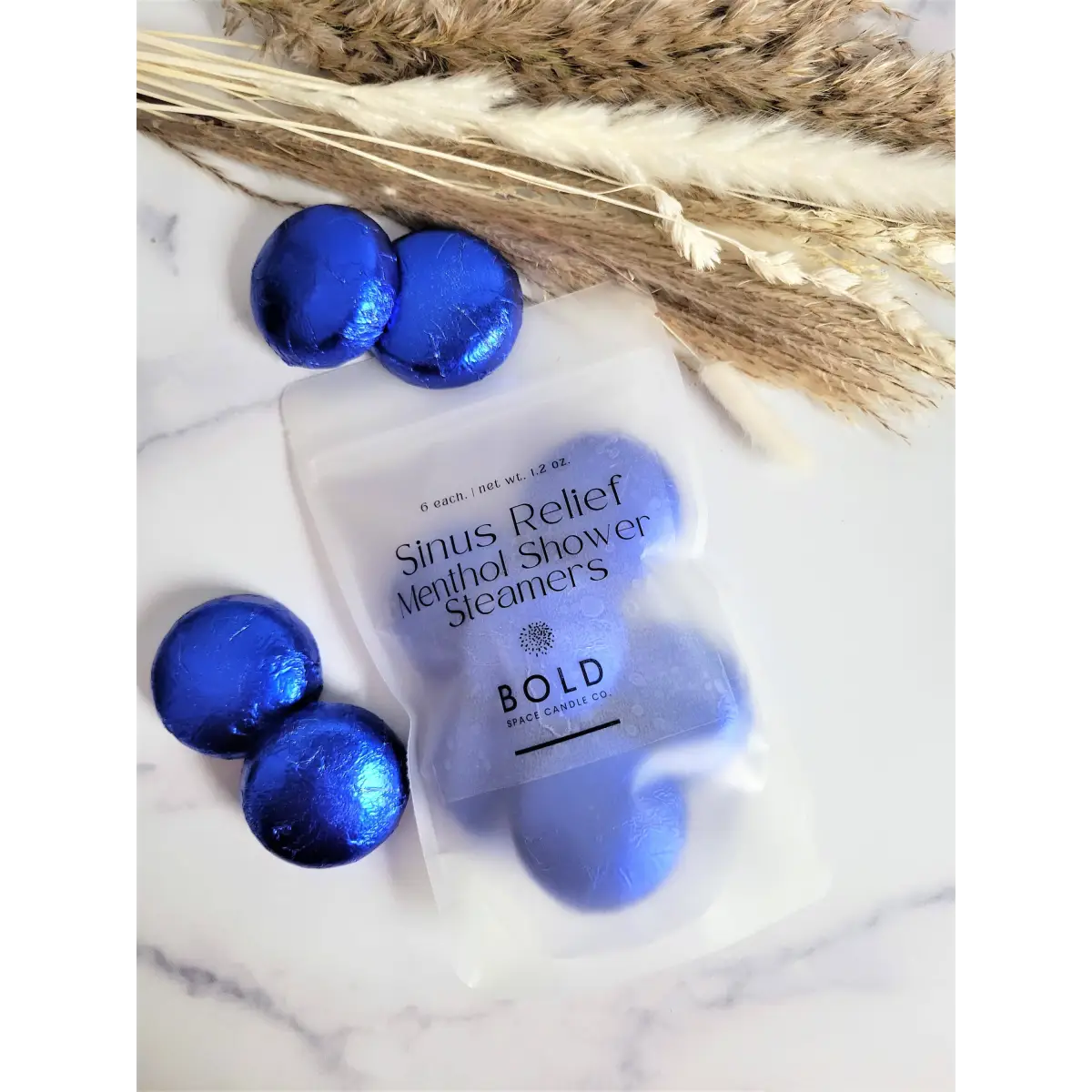 Shower Steamers – Sinus Relief - Eucalyptus & Rosemary - 6 pack - Bold Space Candle Co.