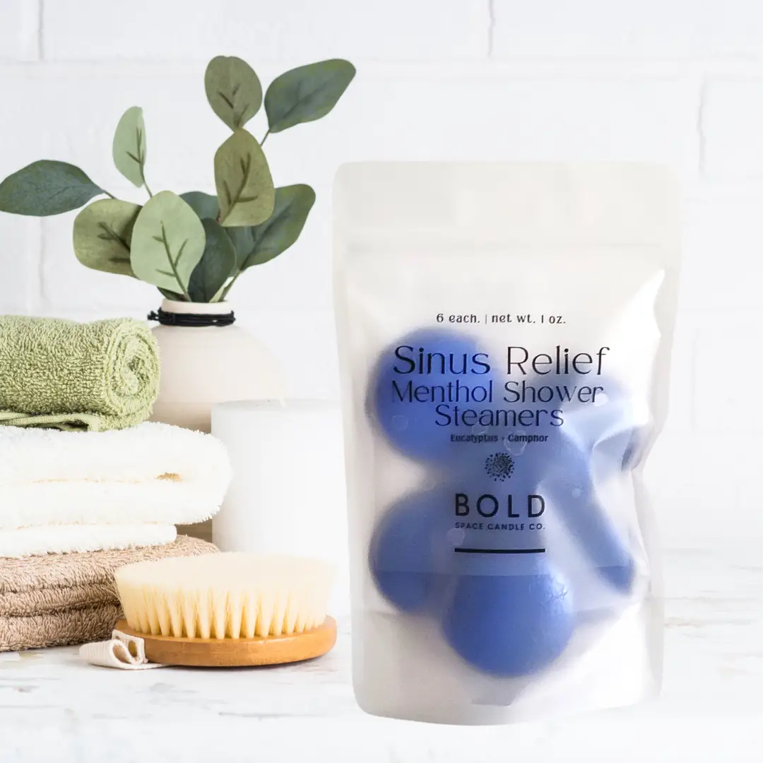 Shower Steamers – Sinus Relief - Eucalyptus & Rosemary - 6 pack - Bold Space Candle Co.