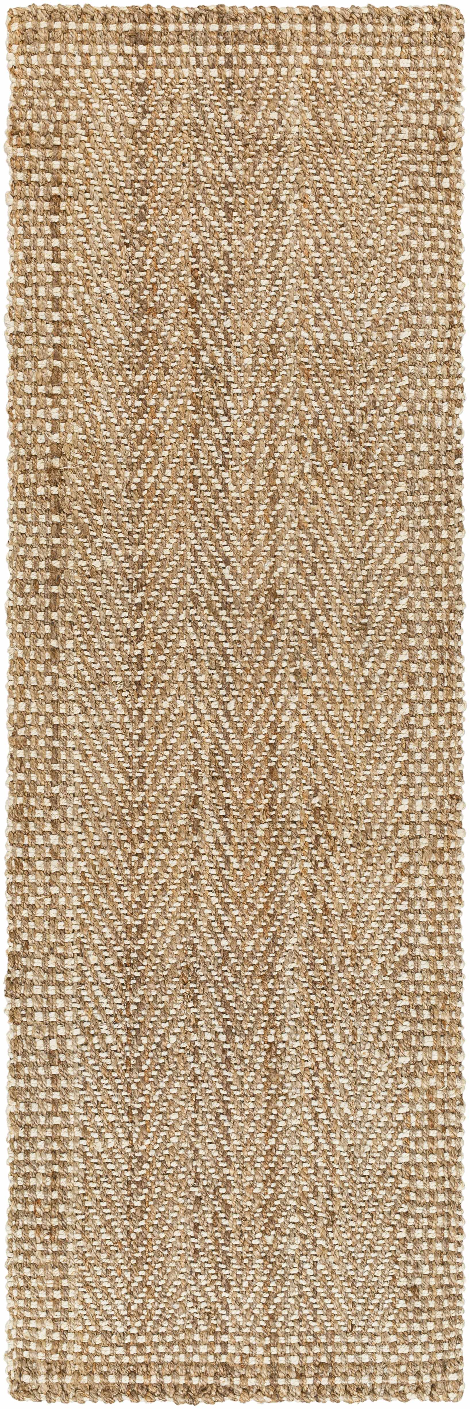 Dinah Natural Textured Jute Rug - 2’6’’ x 8’ Runner - Boutique Rugs