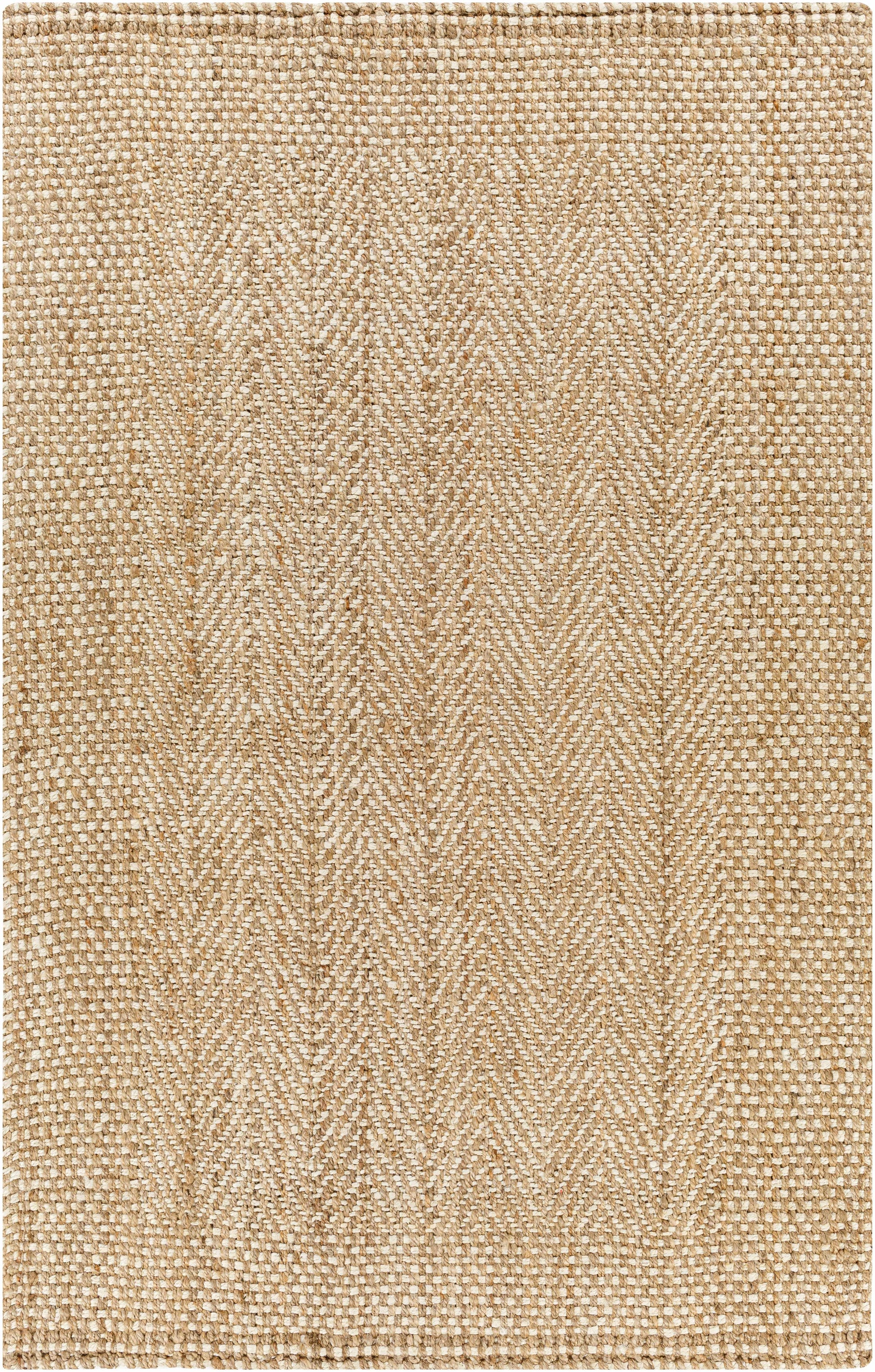 Dinah Natural Textured Jute Rug - 5’ x 7’6’’ Rectangle - Boutique Rugs
