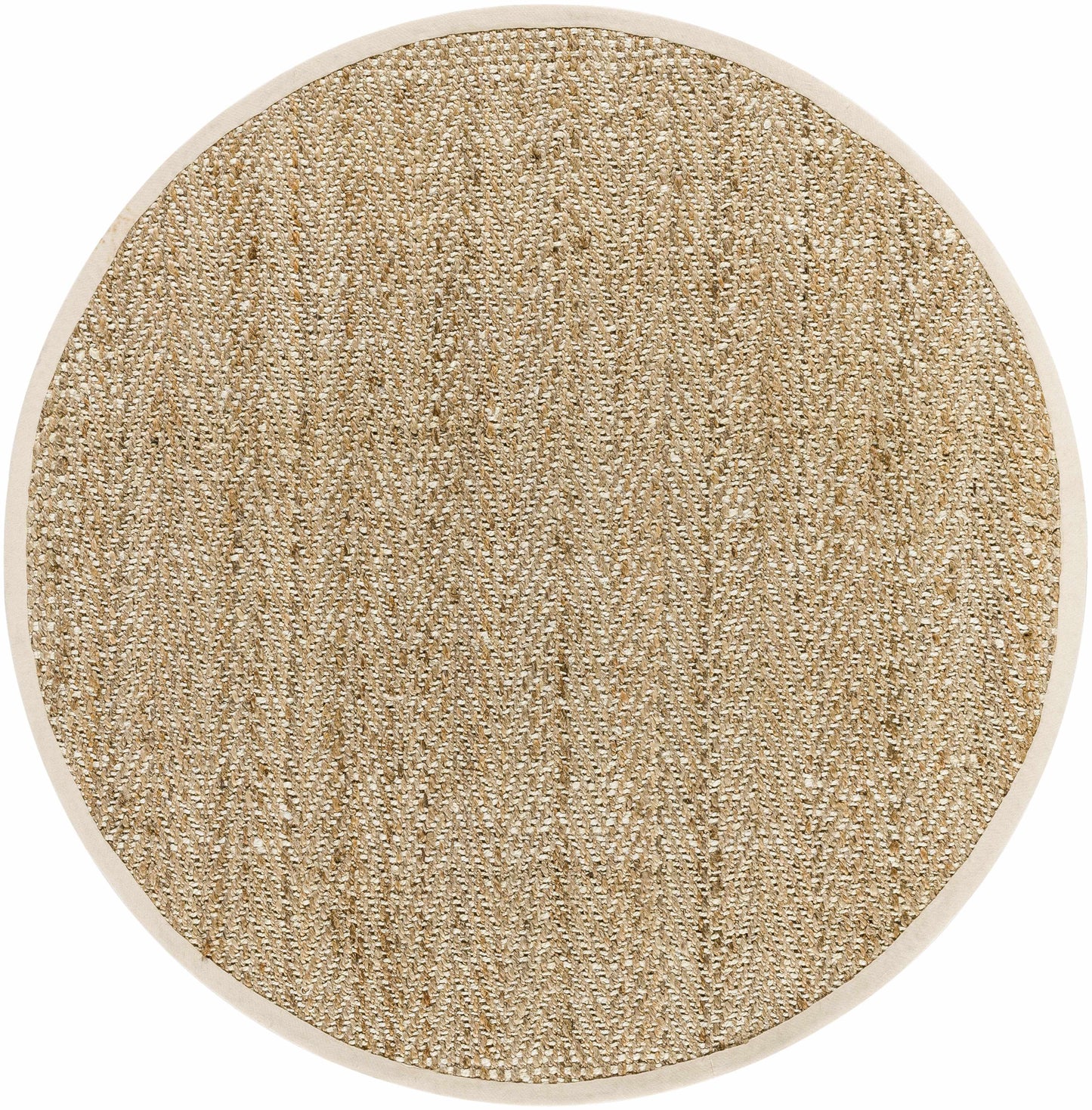 Tapis en jute texturé naturel Dinah