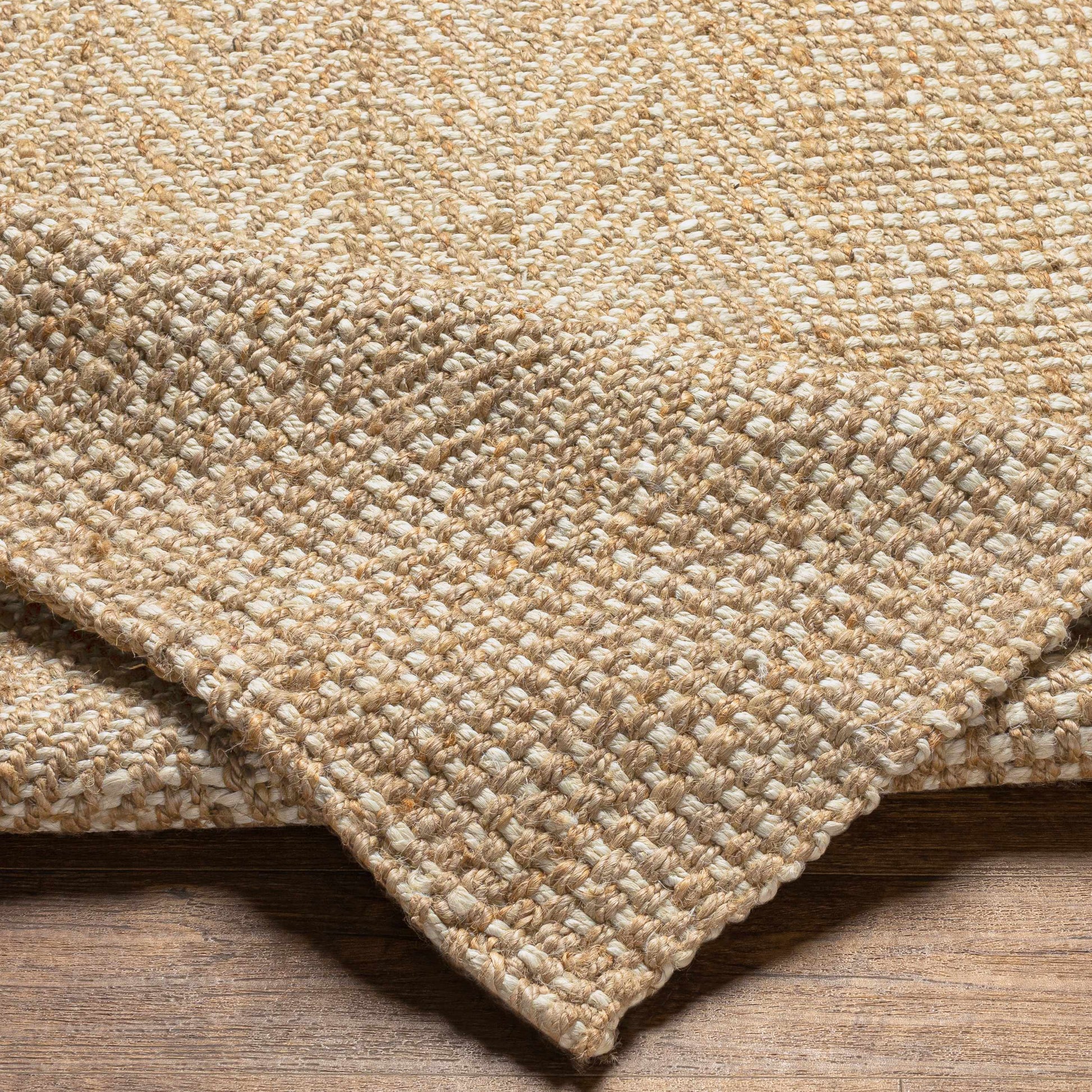 Dinah Natural Textured Jute Rug - Boutique Rugs