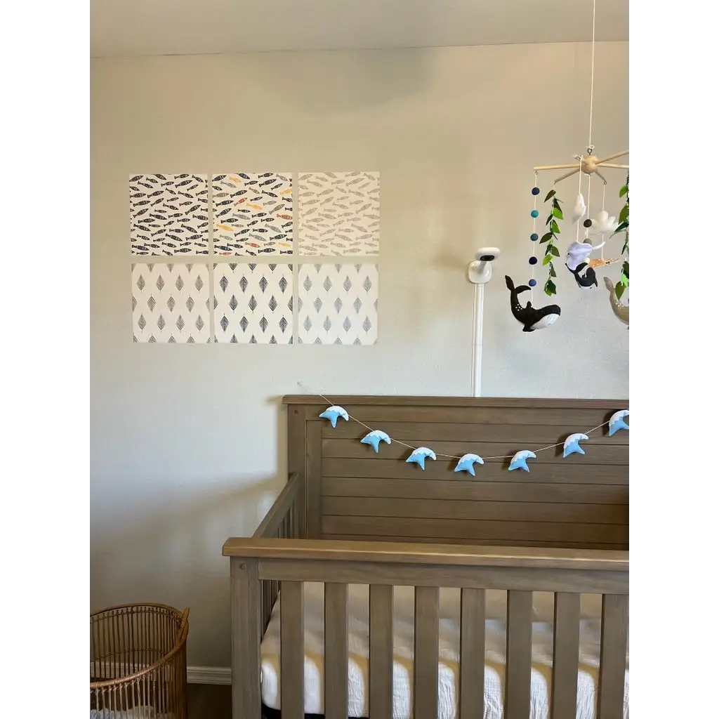 Skipper Wallpaper - Kids Fish - by CoastL Studio - Loomwell Home Goods