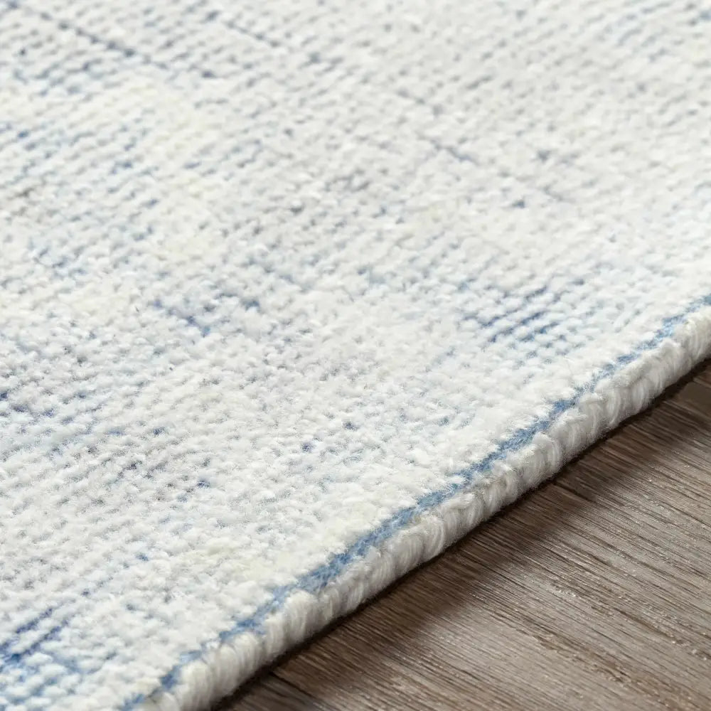 Sky Blue Wool Blend Area Rug - 2’ x 3’ Rectangle - Boutique Rugs