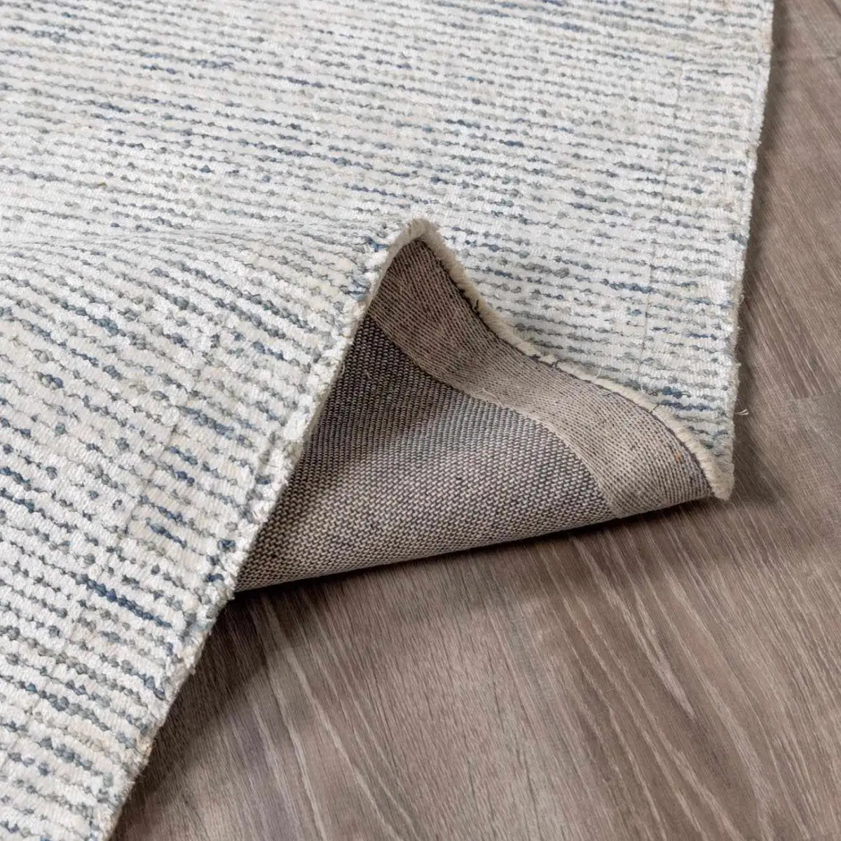 Slate Blue Hand Tufted Wool Blend Rug - Boutique Rugs