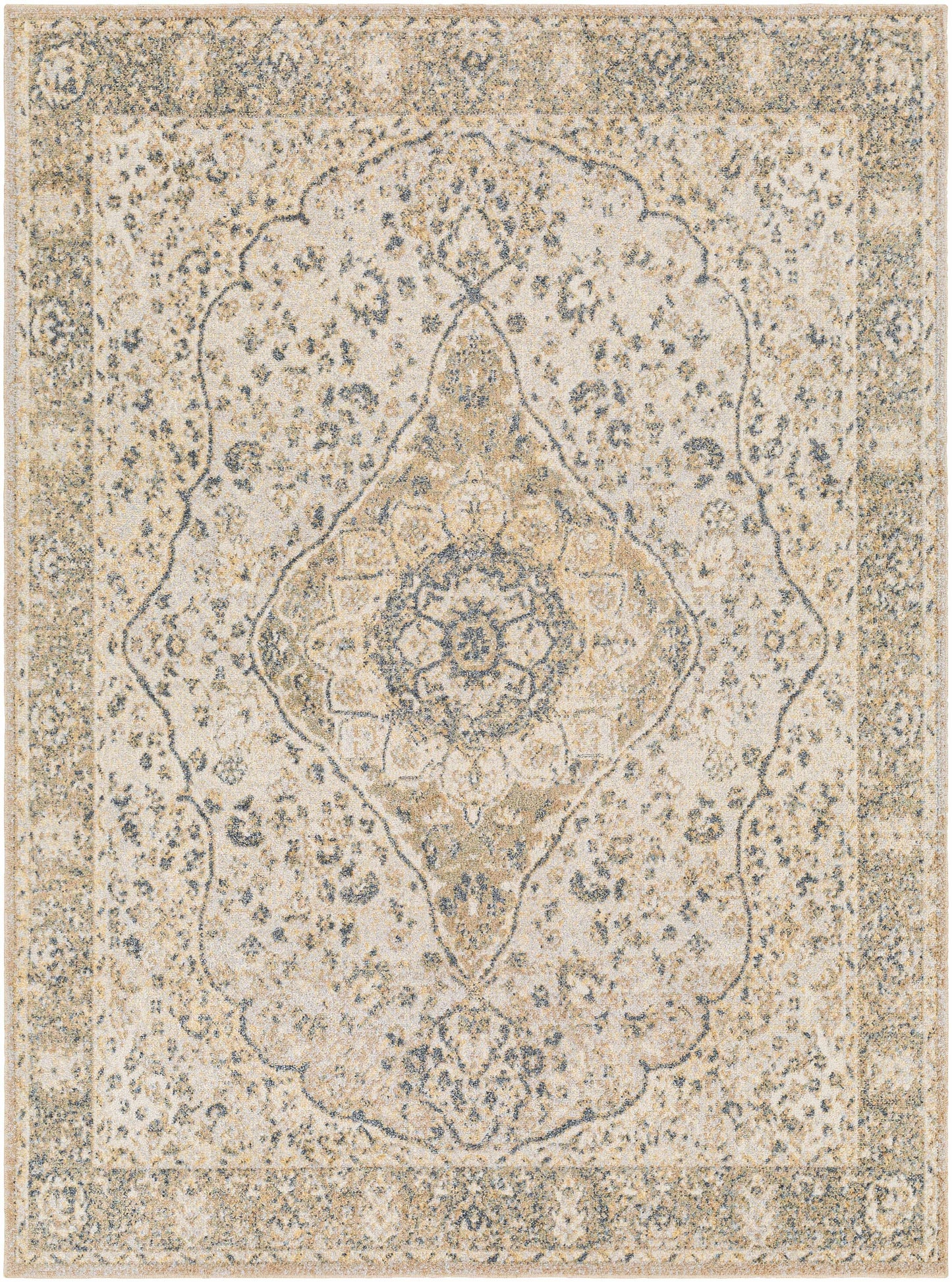 Cara Washable Area Rug - 5’3’’ x 7’ Rectangle - Boutique Rugs