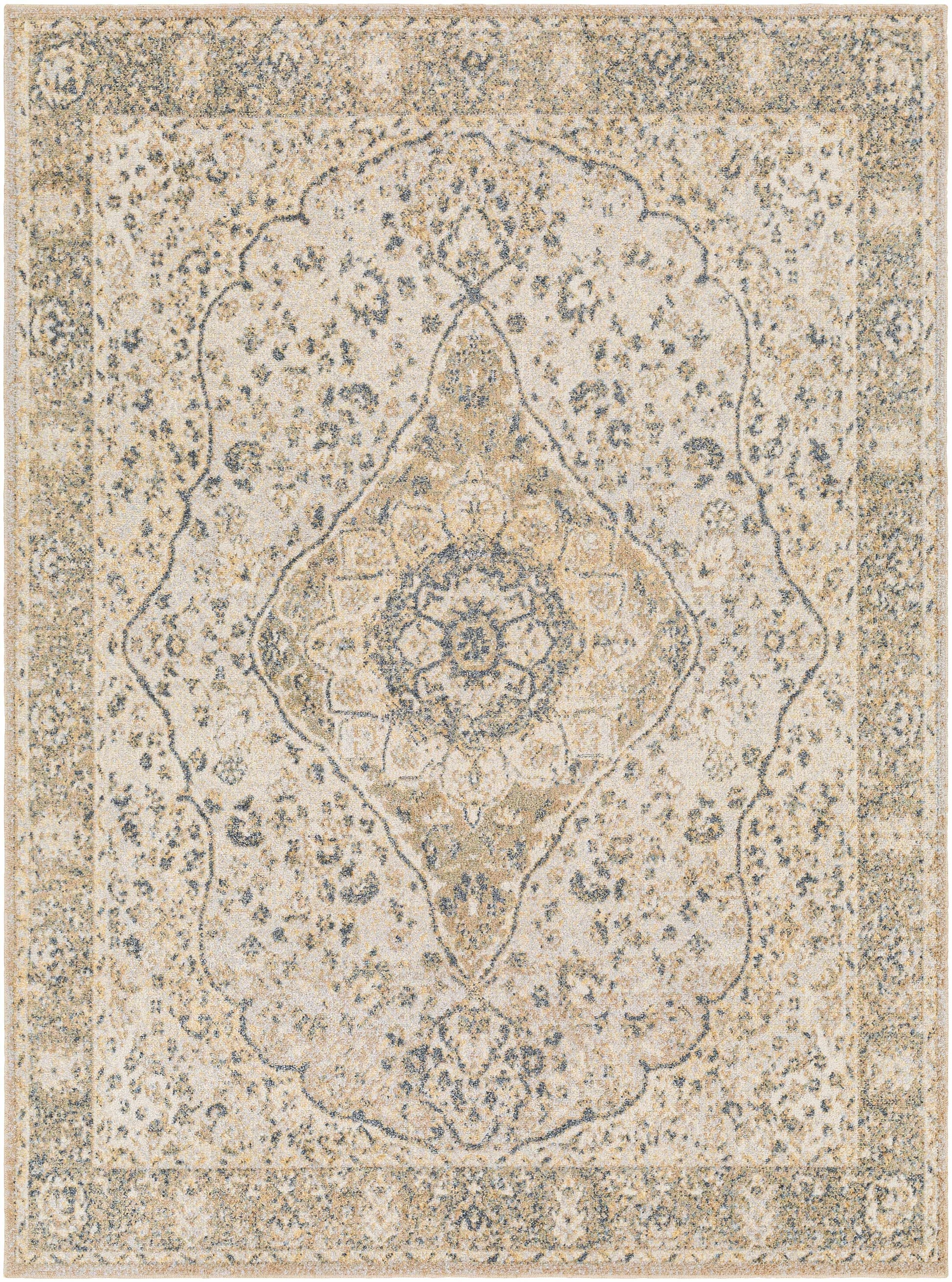 Cara Washable Area Rug - 5’3’’ x 7’ Rectangle - Boutique Rugs