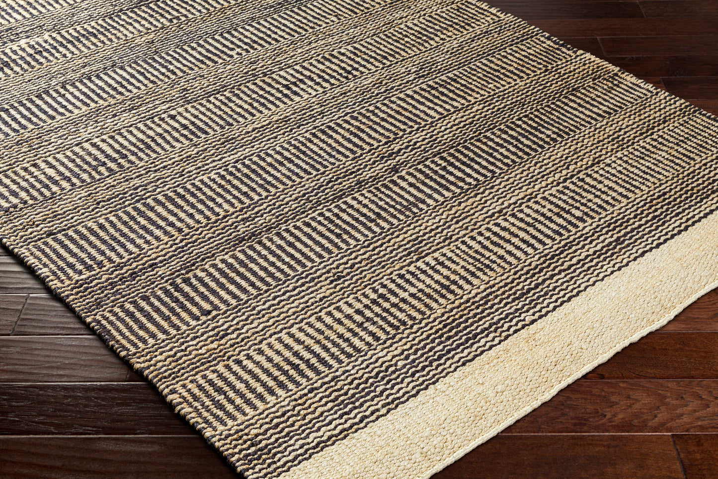 Black Elle Jute Rug