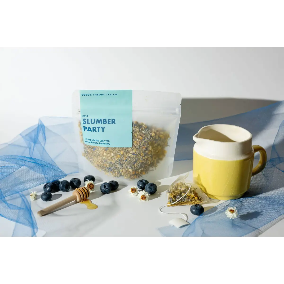 Loose Leaf Tea - Slumber Party - Chamomile Lavender Blueberry - Color Theory Tea Co.
