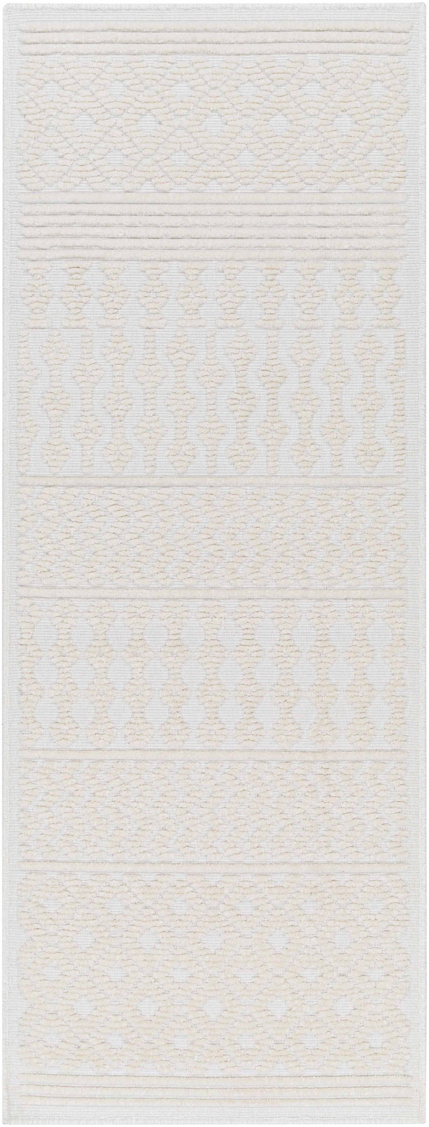 Drago White Washable Area Rug - Boutique Rugs