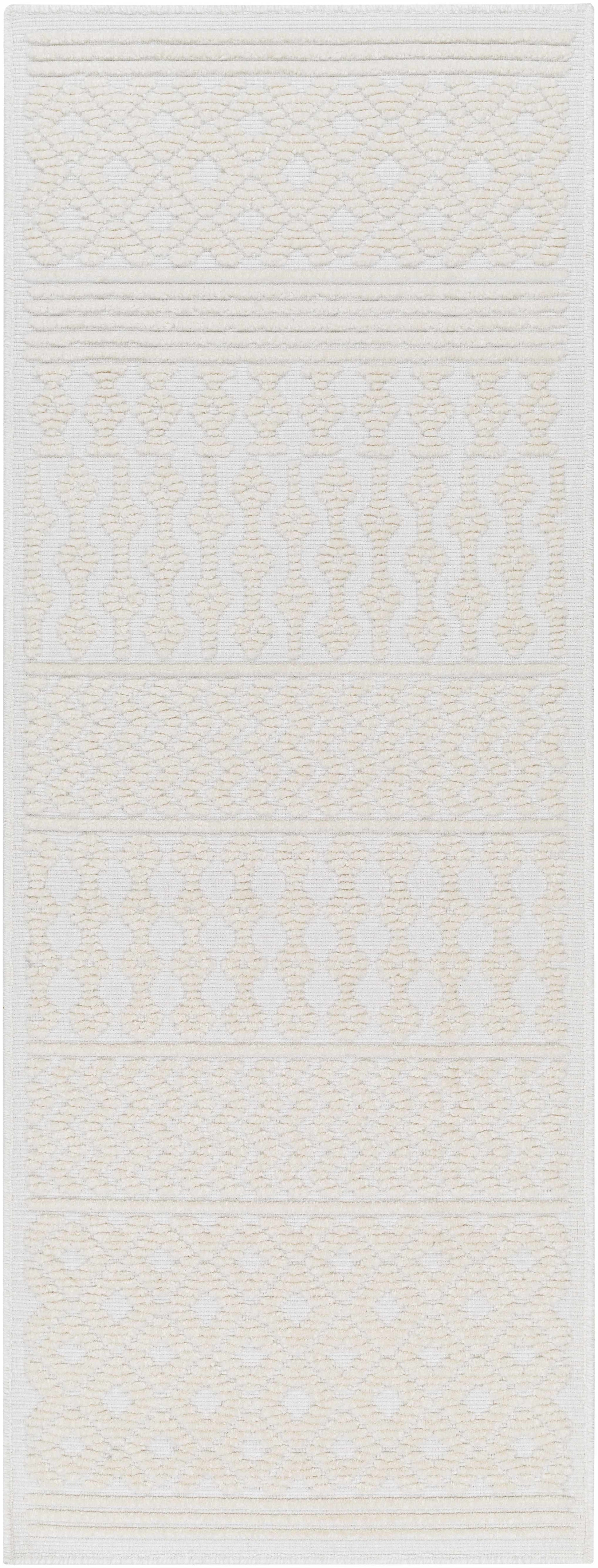 Drago White Washable Area Rug - Boutique Rugs
