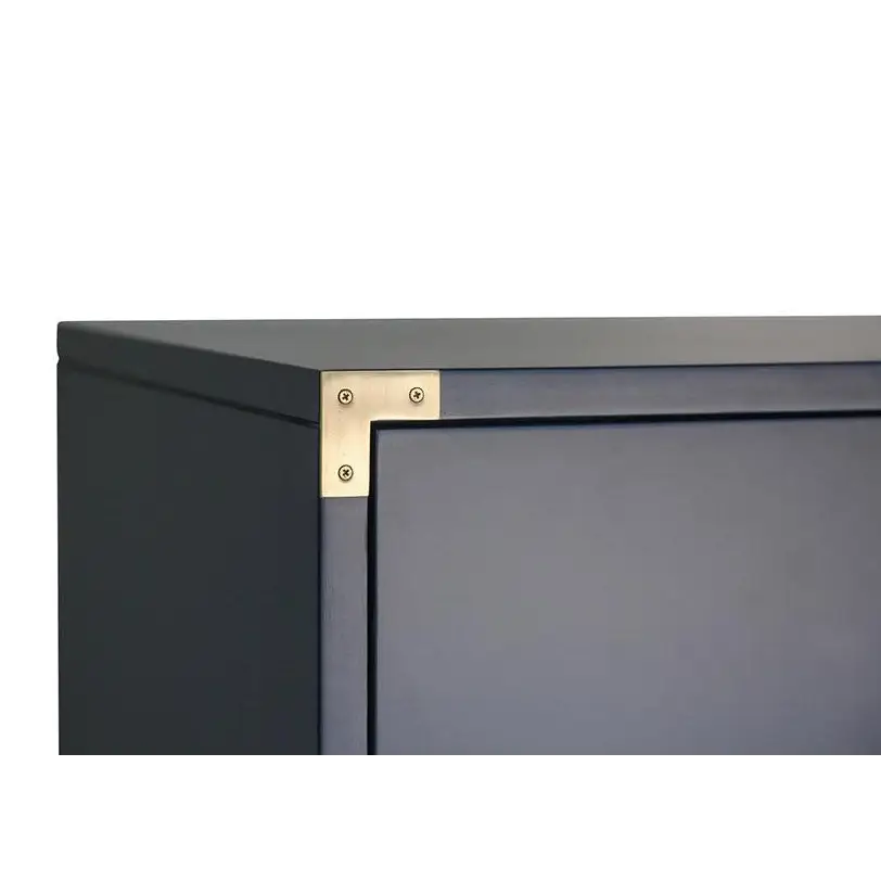 Small Carlyle Campaign Dresser - Navy - Ave Home
