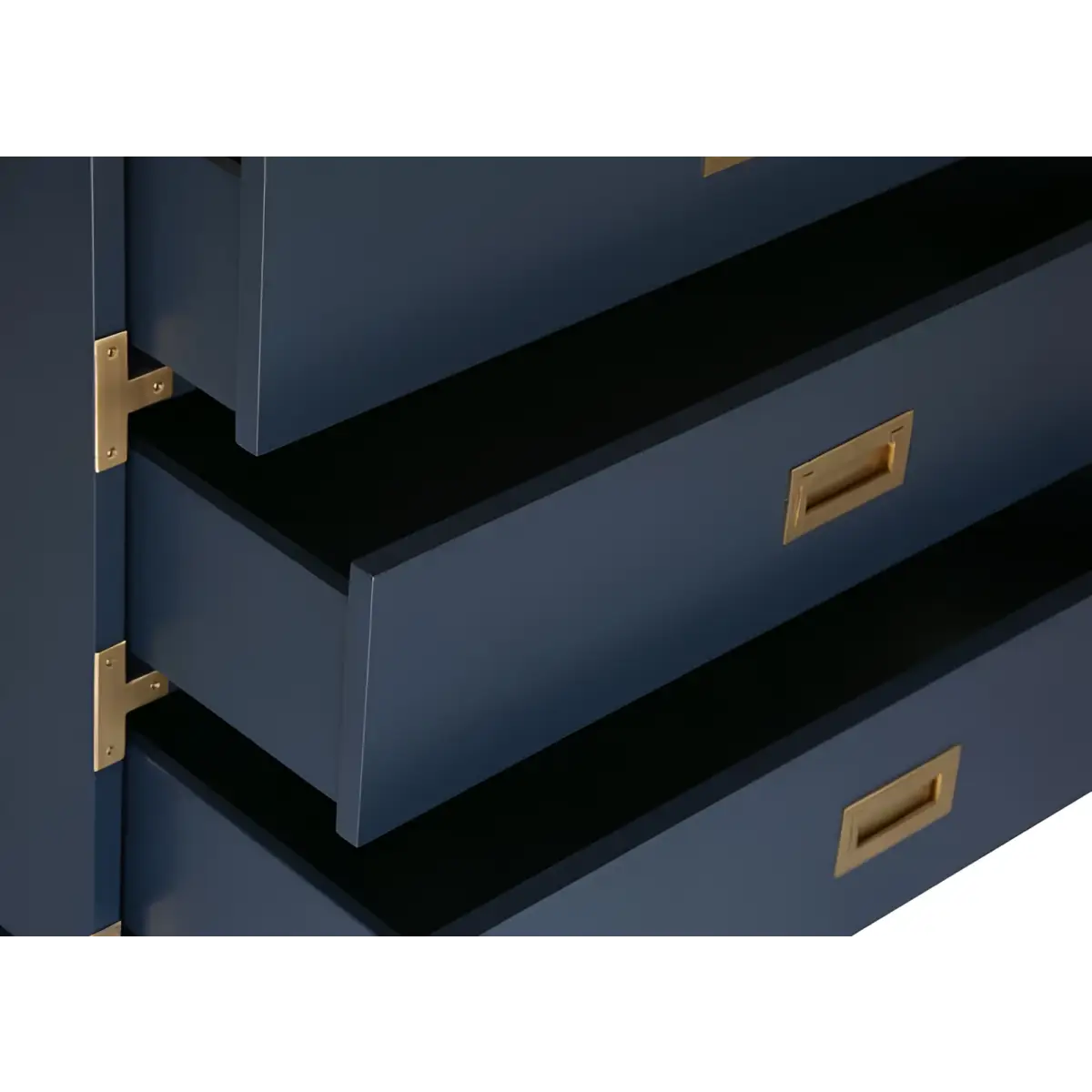 Small Carlyle Campaign Dresser - Navy - Ave Home