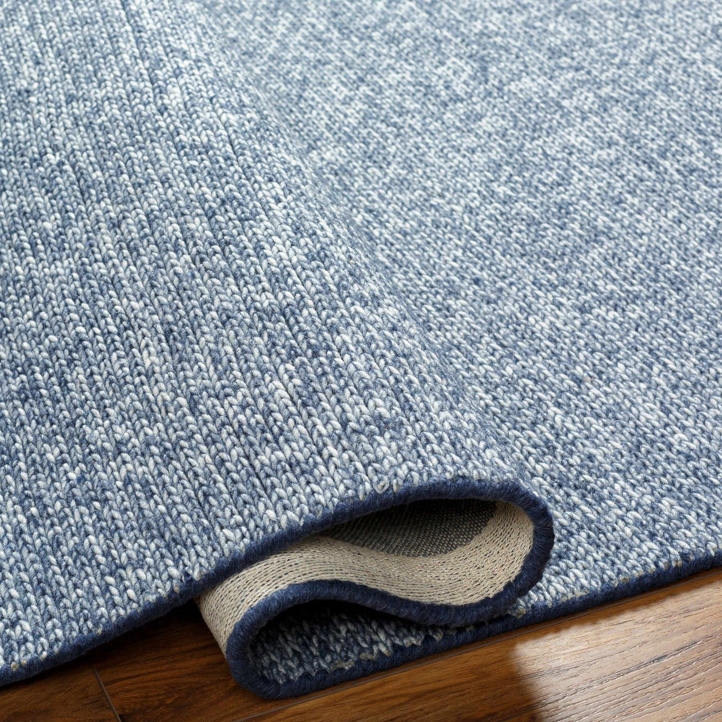 Blue Wool Area Rug - Boutique Rugs