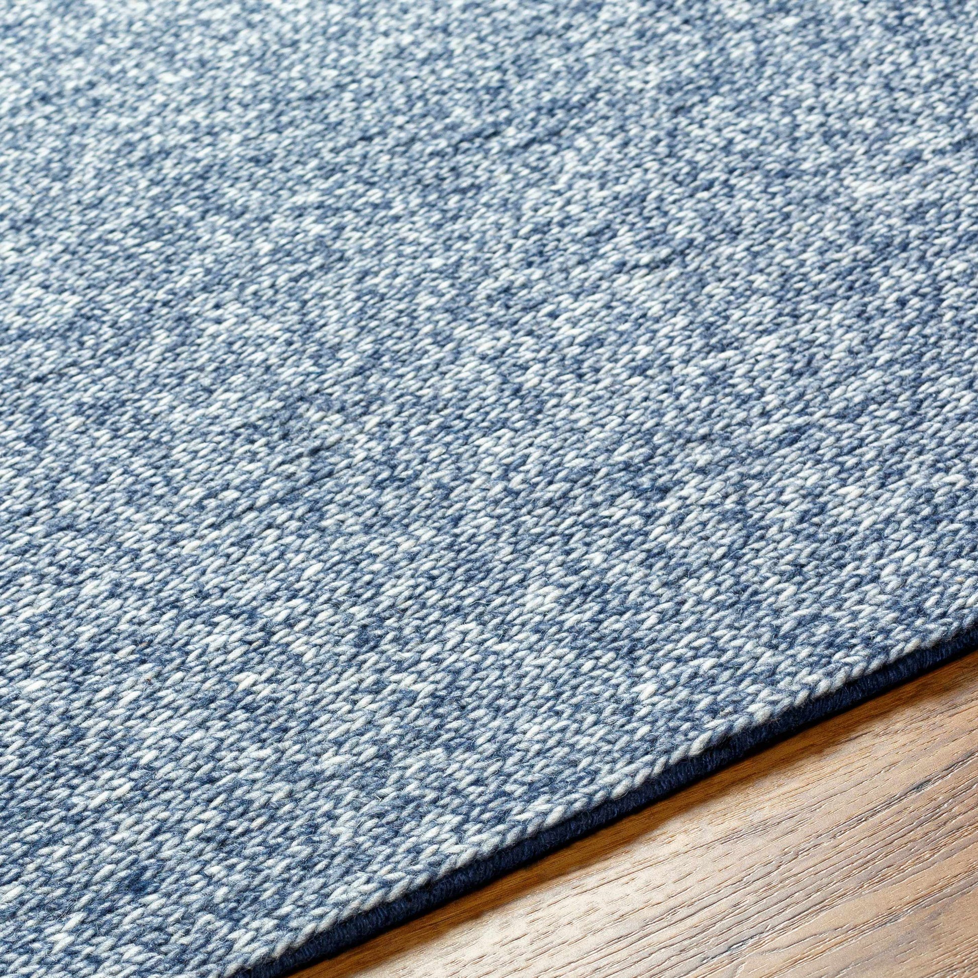 Blue Wool Area Rug - Boutique Rugs