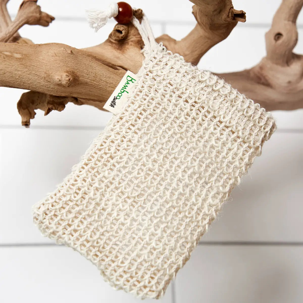 Soap Saver Bag - Compostable Sisal - Bamboo Switch