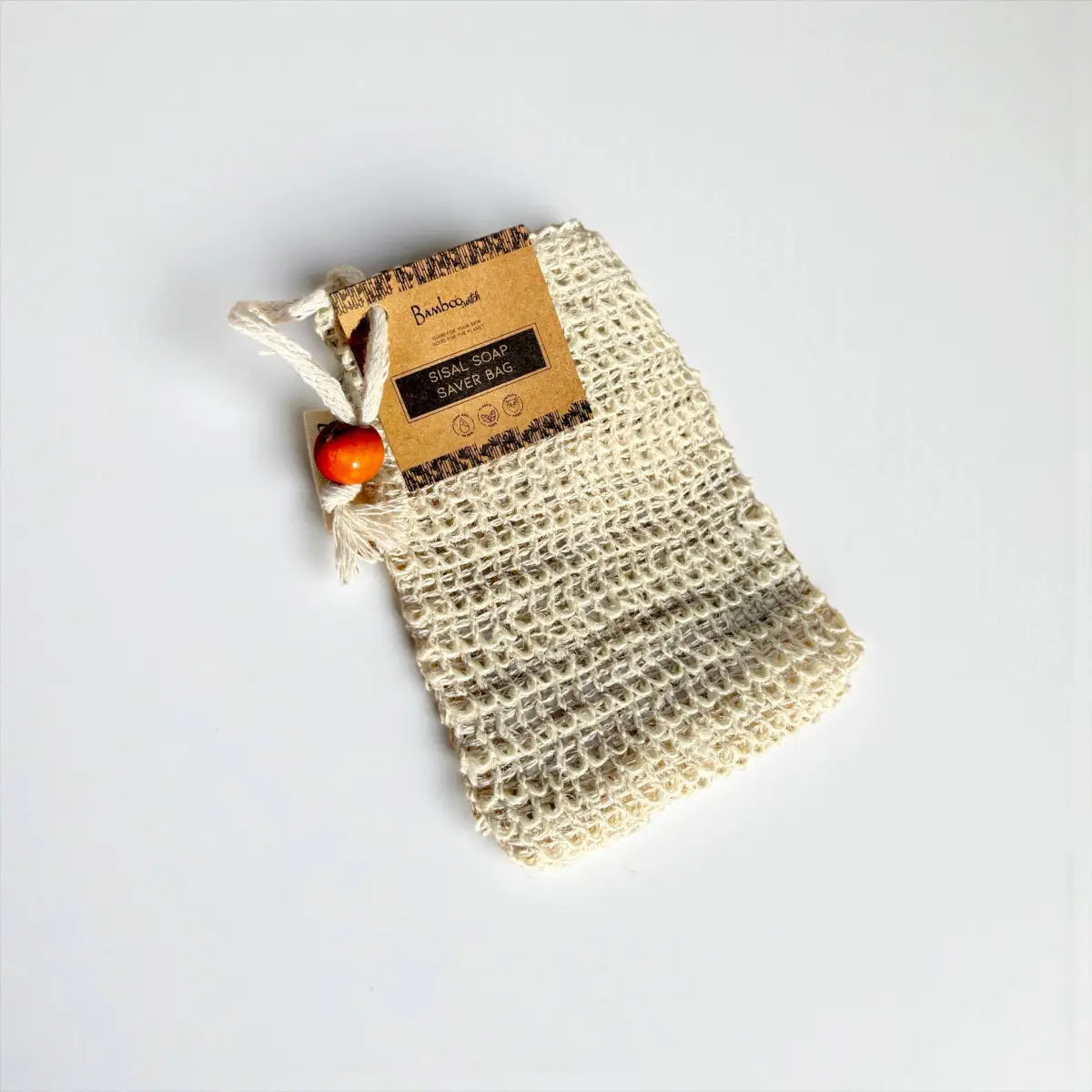 Soap Saver Bag - Compostable Sisal - Bamboo Switch