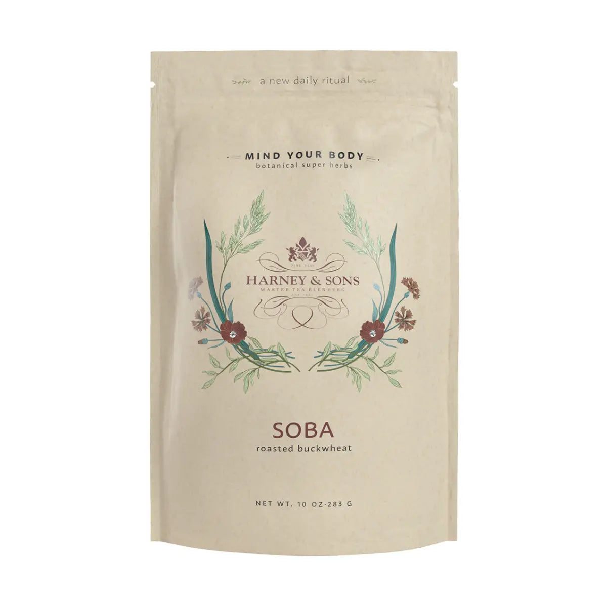 Loose Tea - Soba Roasted Buckwheat - Loose / 10 oz. Bag - Harney & Sons Fine Teas
