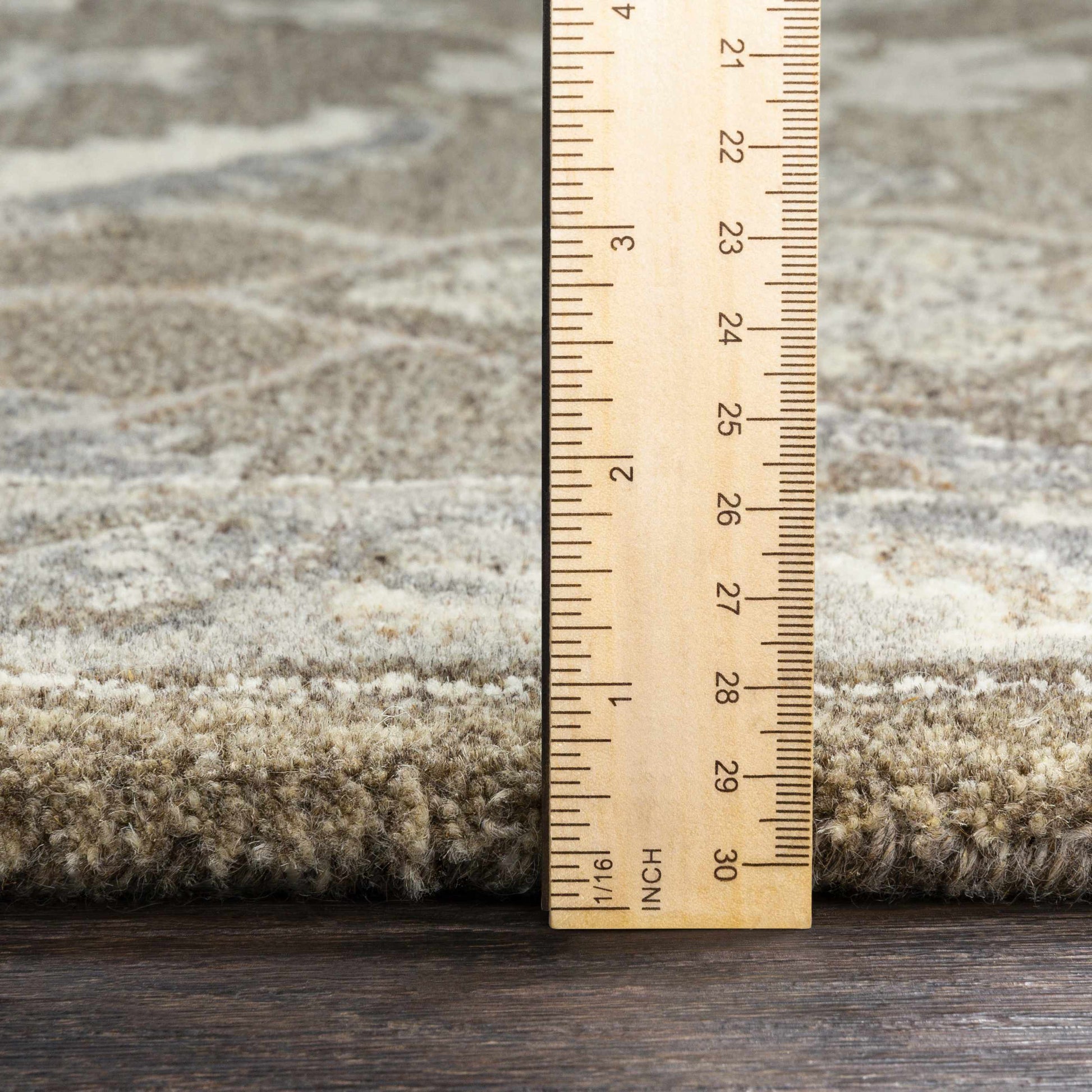 Dark Brown Traditional Wool Rug - Boutique Rugs