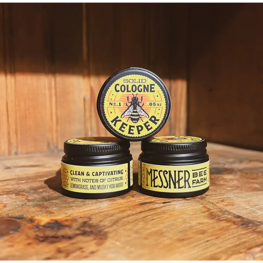 Solid Cologne - Keeper - Handmade with beeswax - Messner Bee Farm