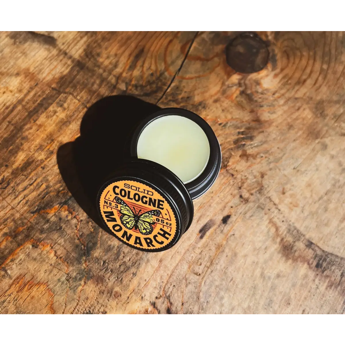 Solid Cologne - Monarch - Handmade with Beeswax - Messner Bee Farm