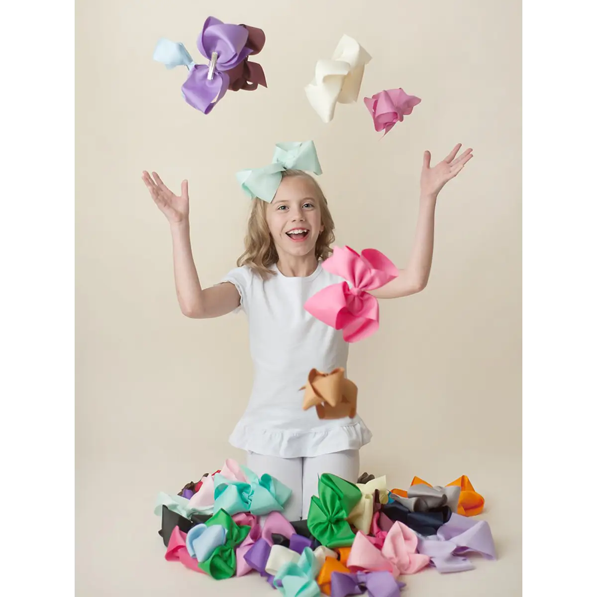 Solid Hair Bows - ARB Blanks