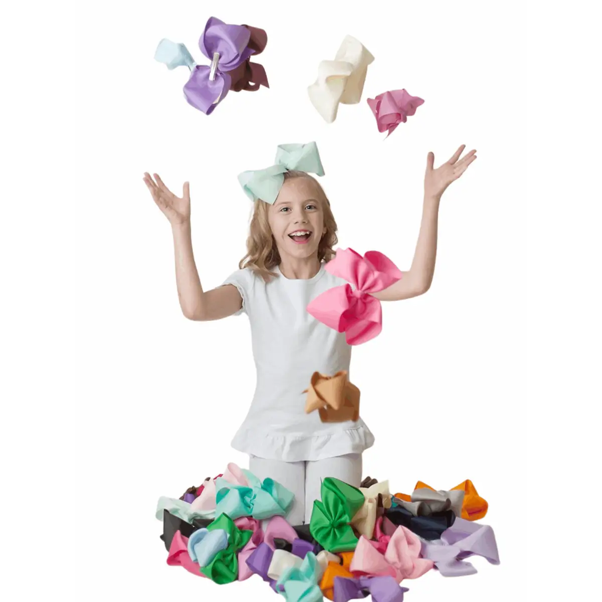 Solid Hair Bows - ARB Blanks