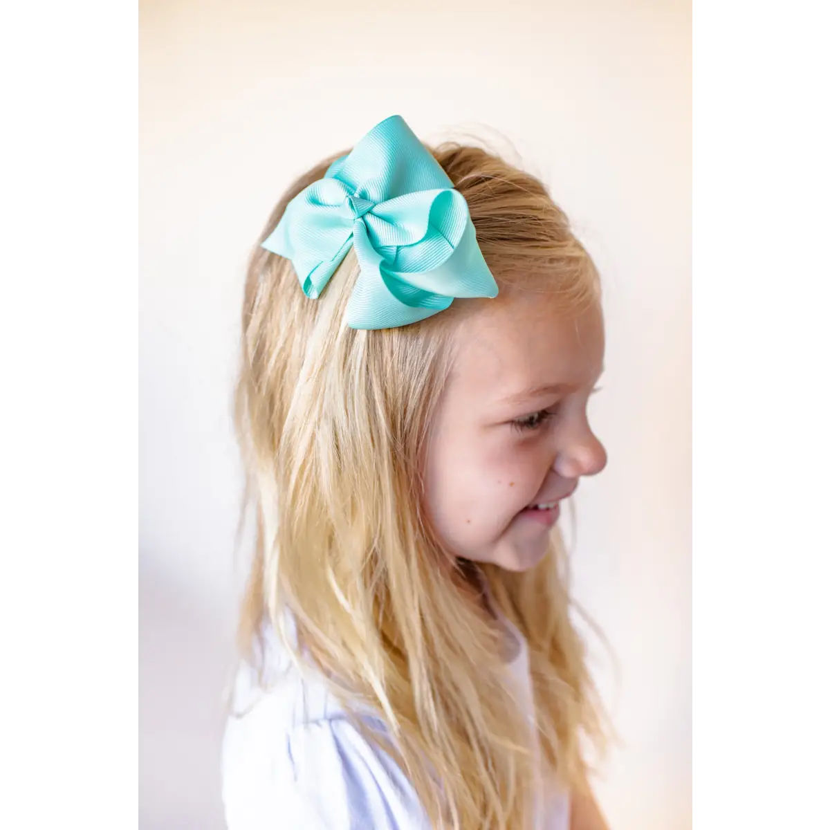 Solid Hair Bows - Aruba Blue / 4’’ - ARB Blanks