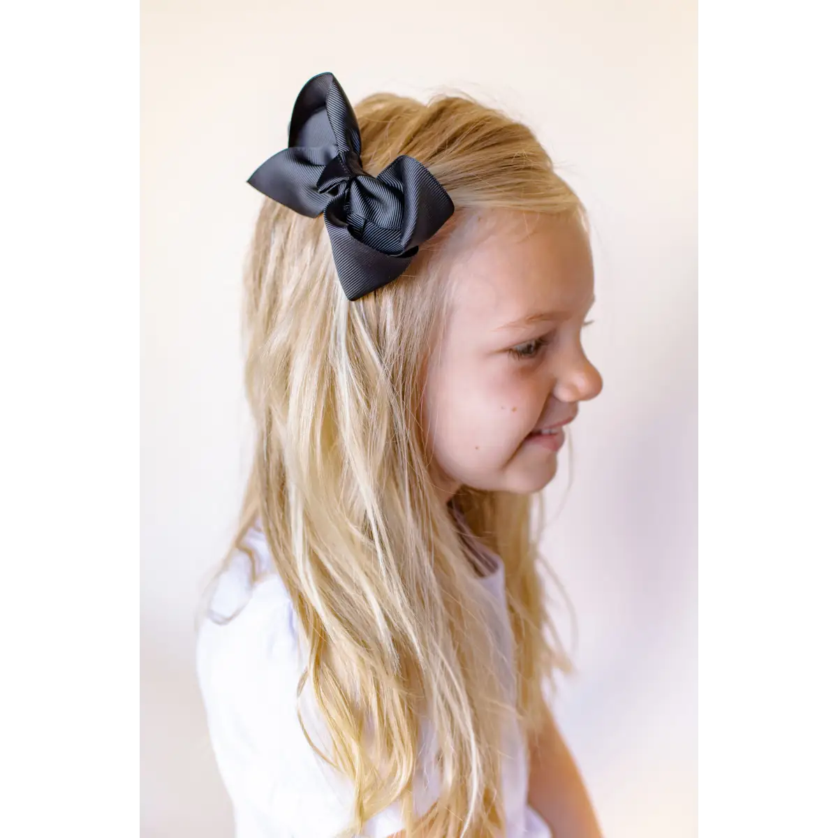 Solid Hair Bows - Black / 4’’ - ARB Blanks