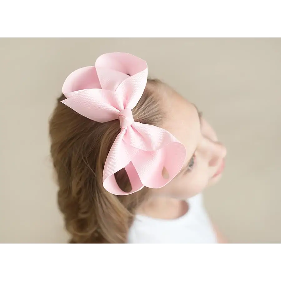 Solid Hair Bows - Blossom Pink / 6’’ - ARB Blanks