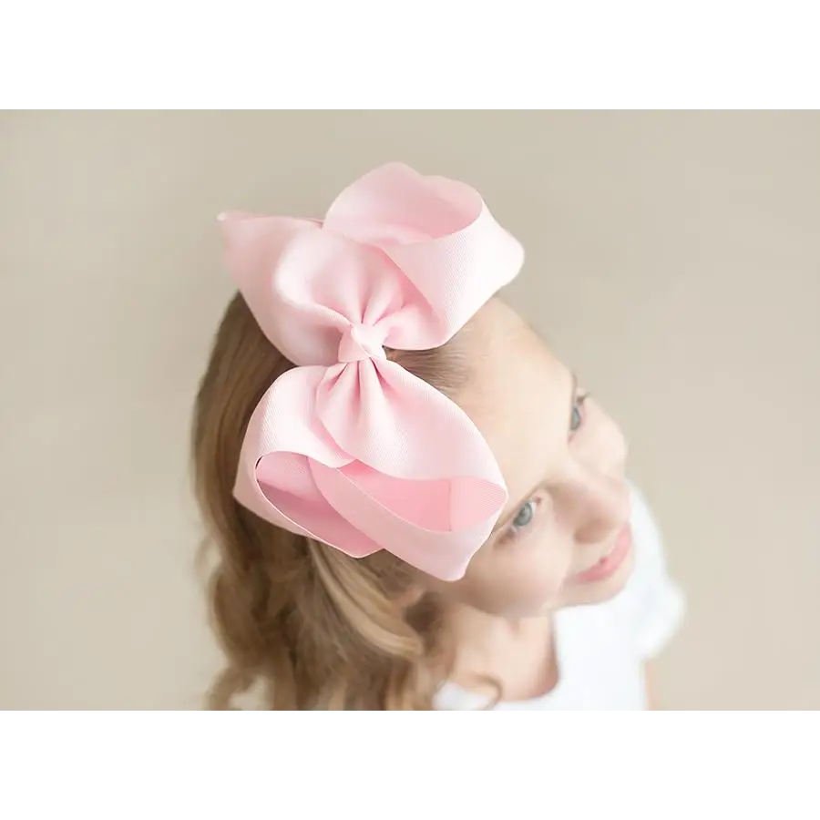 Solid Hair Bows - Blossom Pink / 8’’ - ARB Blanks