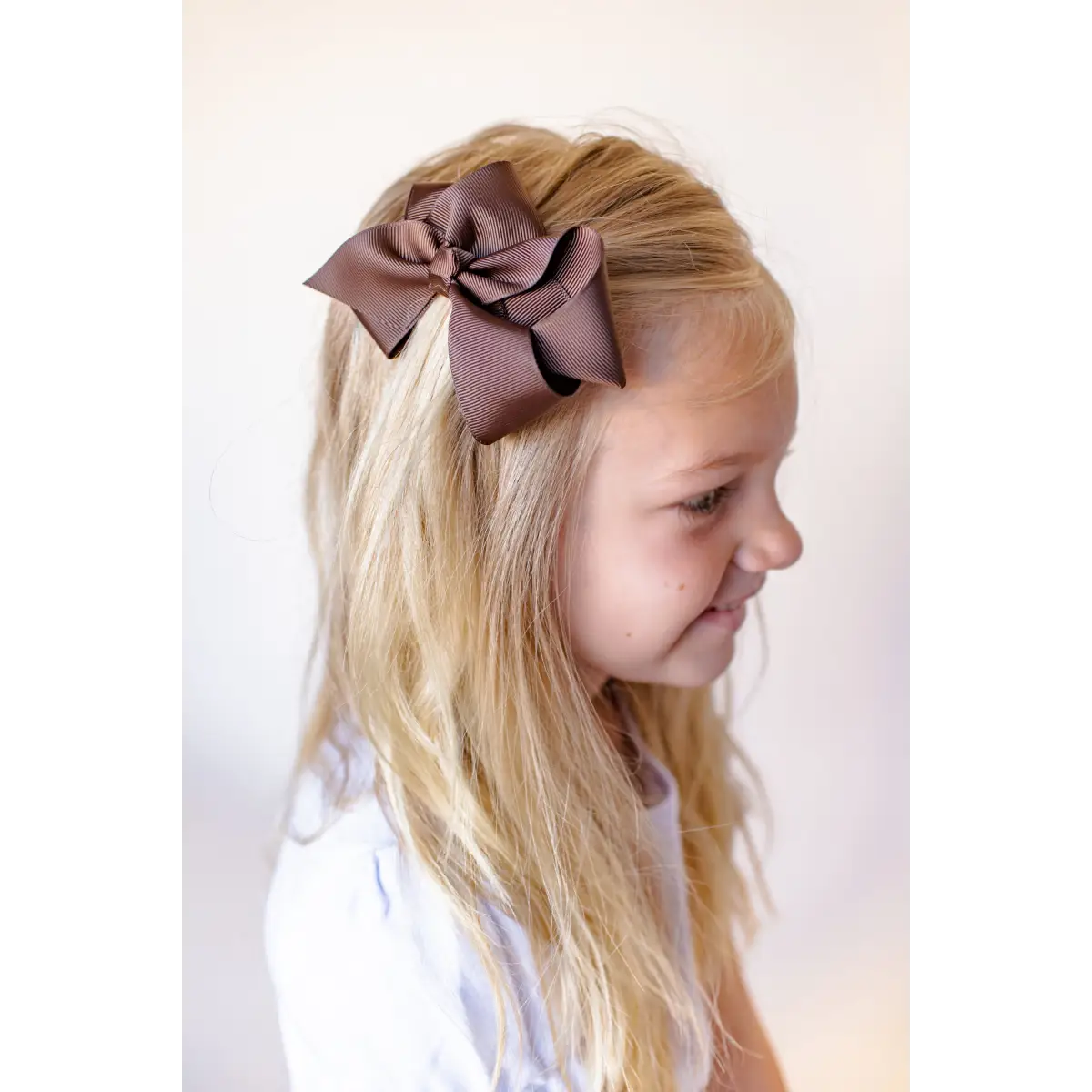 Solid Hair Bows - Brown / 4’’ - ARB Blanks