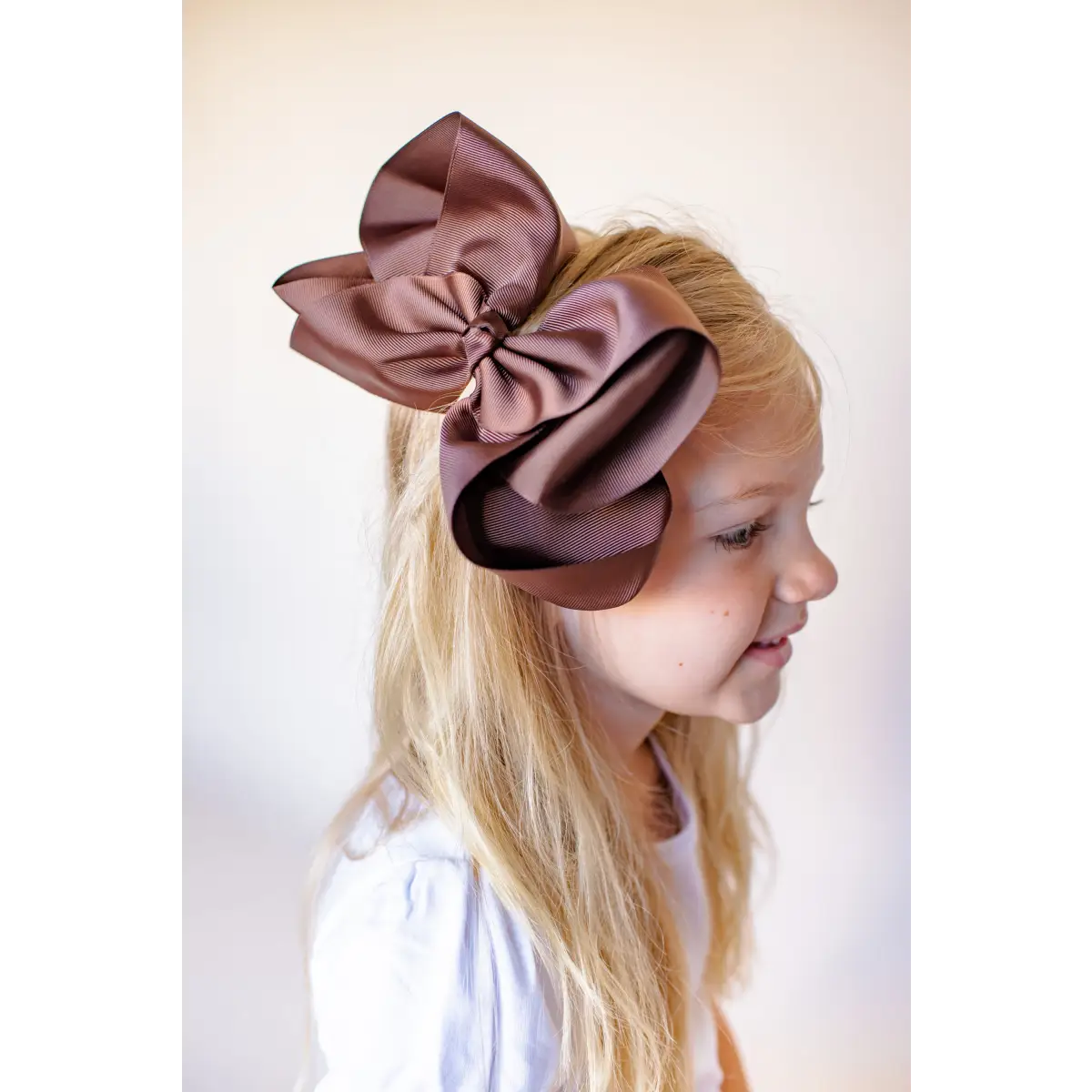 Solid Hair Bows - Brown / 8’’ - ARB Blanks