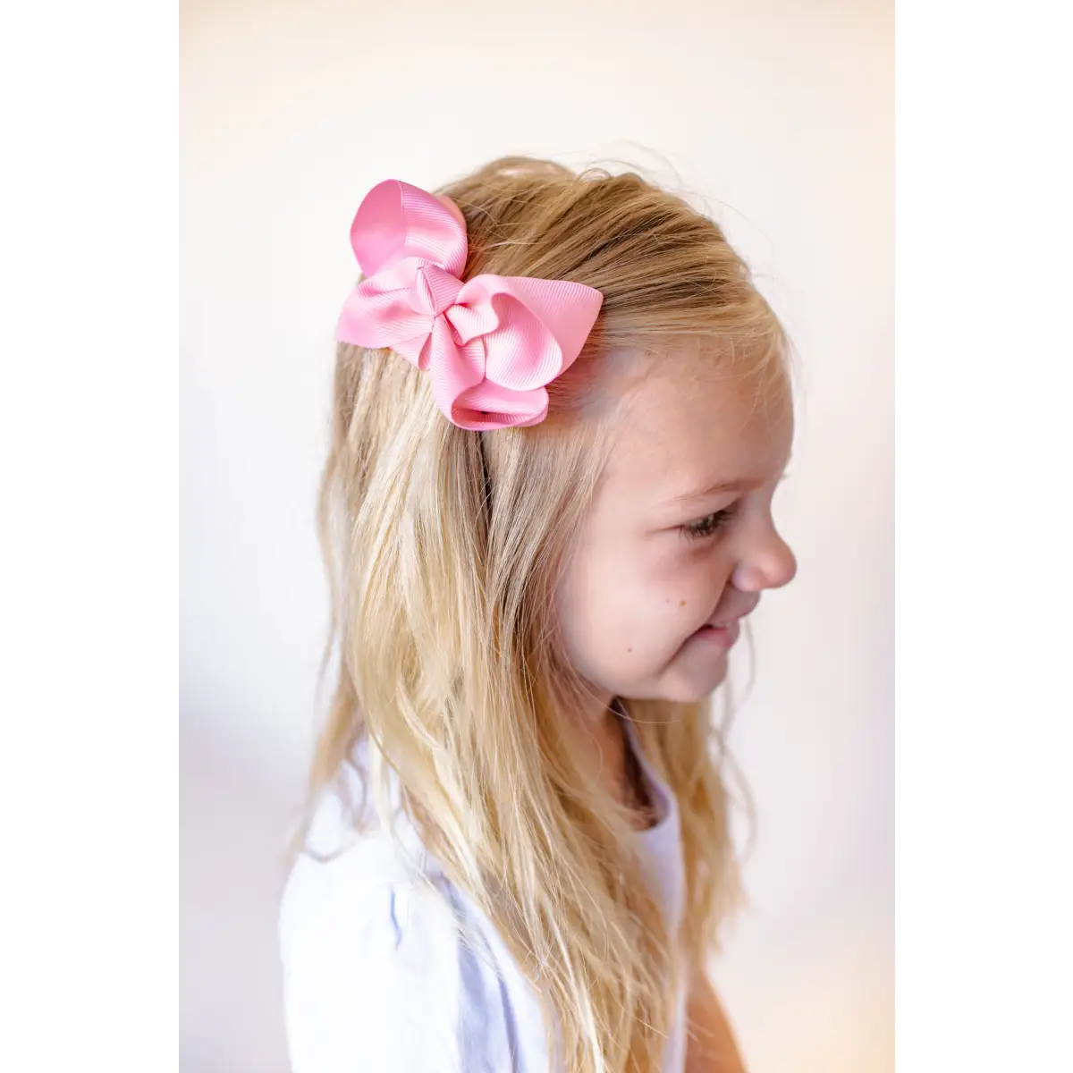 Solid Hair Bows - Bubble Gum Pink / 4’’ - ARB Blanks