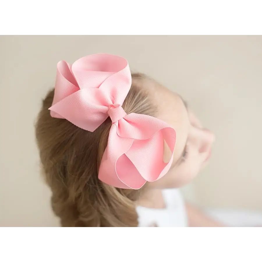 Solid Hair Bows - Bubble Gum Pink / 6’’ - ARB Blanks