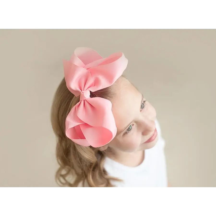 Solid Hair Bows - Bubble Gum Pink / 8’’ - ARB Blanks