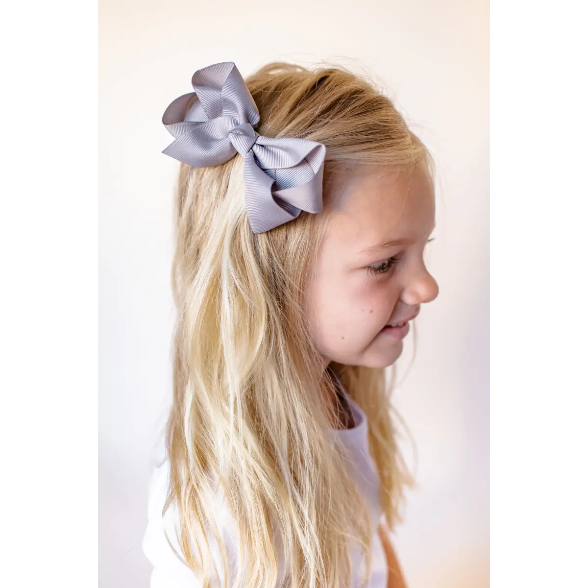 Solid Hair Bows - Grey / 4’’ - ARB Blanks