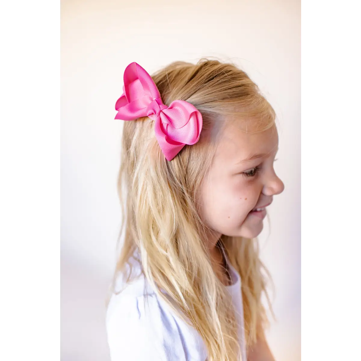 Solid Hair Bows - Hot Pink / 4’’ - ARB Blanks