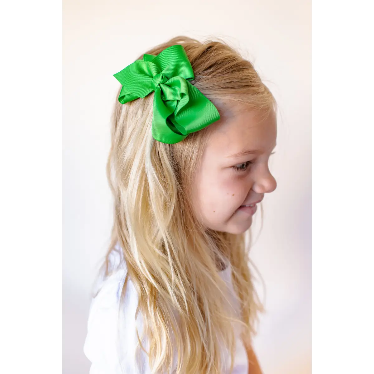 Solid Hair Bows - Kelly Green / 4’’ - ARB Blanks
