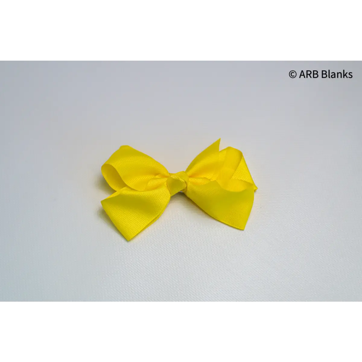 Solid Hair Bows - Lemon (New!) / 4’’ - ARB Blanks