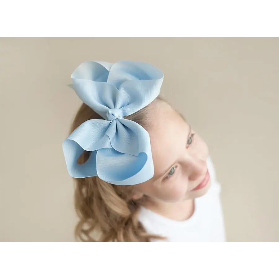 Solid Hair Bows - Light Blue / 8’’ - ARB Blanks