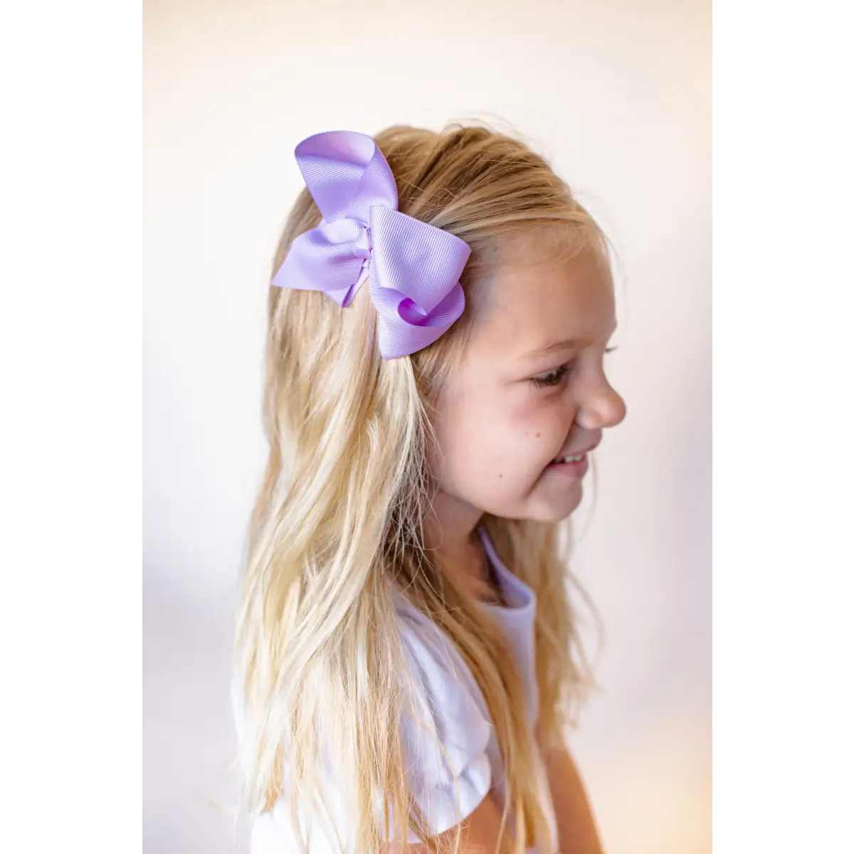 Solid Hair Bows - Lilac / 4’’ - ARB Blanks
