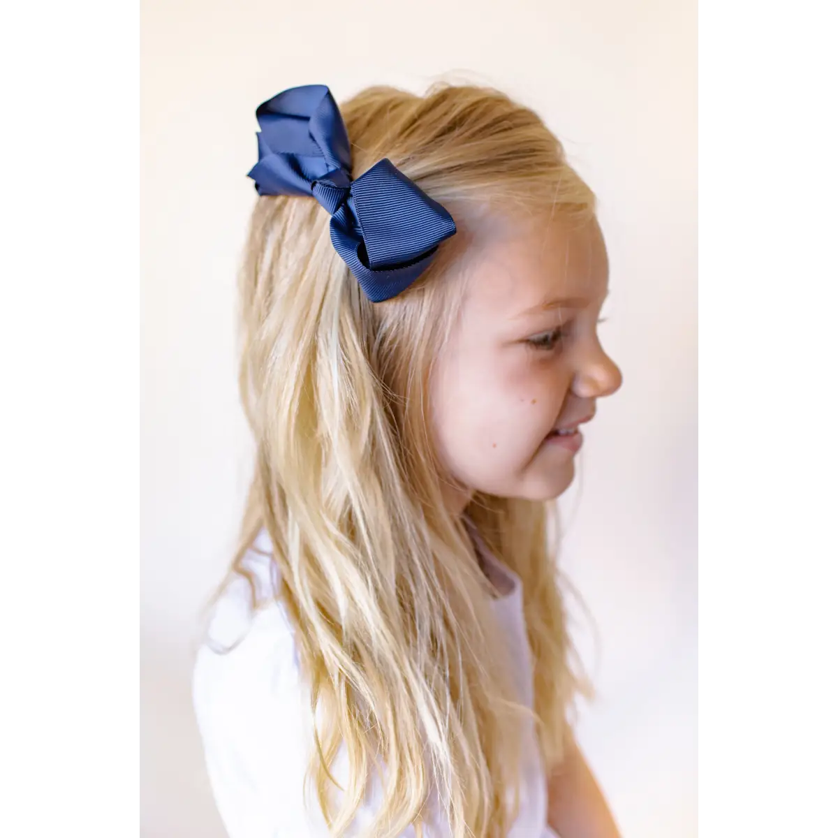 Solid Hair Bows - Navy / 4’’ - ARB Blanks