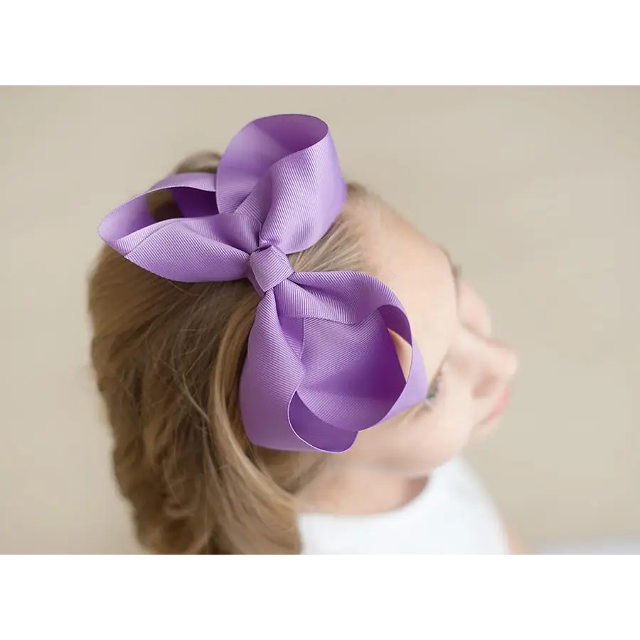 Solid Hair Bows - Paisley / 6’’ - ARB Blanks