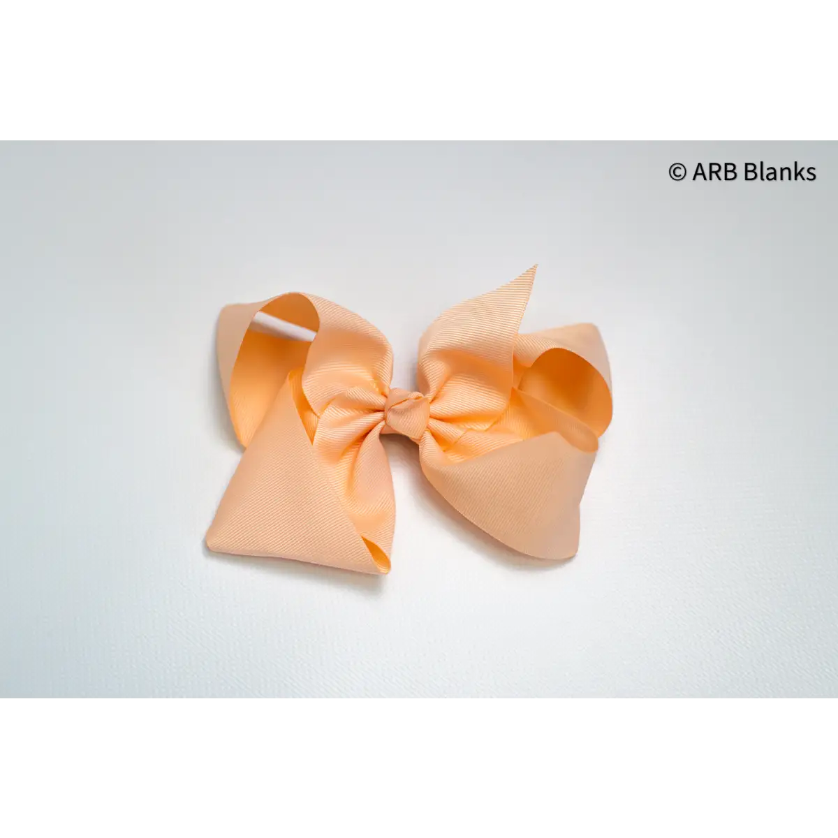 Solid Hair Bows - Peach (New!) / 6’’ - ARB Blanks